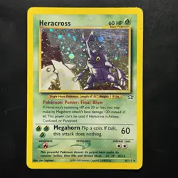 Pokemon Vintage Holo Heracross 6/111 Neo Genesis Wotc 2000 - Image 1
