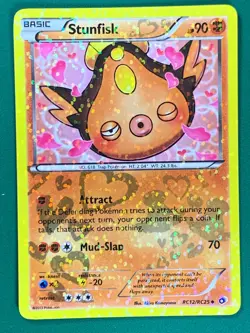 Stunfisk RC12/RC25 Pokemon Black &White Radiant Collection Uncommon Holo [4] - Image 1
