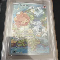 Pokemon Castform Sunny Form 195/191 Surging Sparks Illustration Rare Holo PSA 10 - Image 4