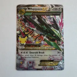 Pokemon M Rayquaza EX Celebrations 76/108 Full Art Holo HP 220 - Image 1