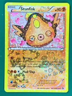 Stunfisk RC12/RC25 Pokemon Black &White Radiant Collection Uncommon Holo [7] - Image 1