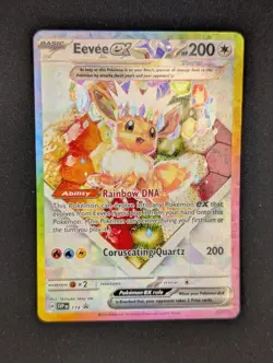 Pokemon TCG Eevee ex SVP 174 Black Star Promo - Image 1