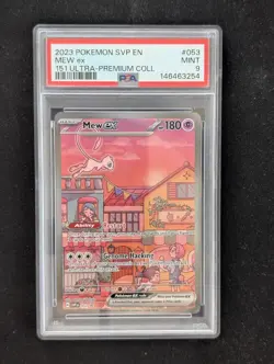 Pokemon TCG Mew ex SVP 053 Black Star Promo PSA 9 - Image 1