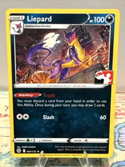 Liepard 091/172 Pokemon Play! Prize Pack Series 2/3 - Image 1