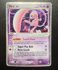 Mew EX Holon Phantoms Holo Foil Rare 100/110 Pokemon TCG - Image 3