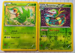 Pokemon Tcg Serperior Holo Radiant Collection RC3 RC25 & Snivy RC1 RC25 Lp - Image 1