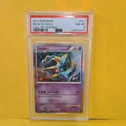 2011 POKEMON CALL OF LEGENDS #SL1 DEOXYS-HOLO PSA 8 - Image 1