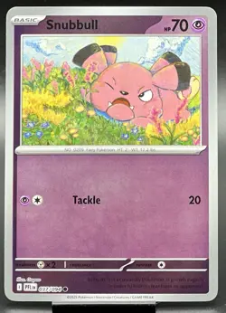Pokemon Snubbull 037/094 Reverse Holo Phantasmal Flames NM - Image 1