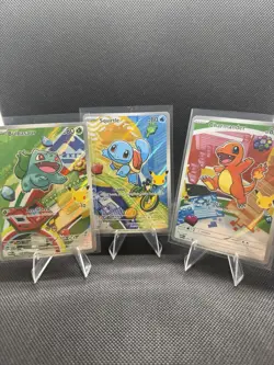 Pokemon TCG First Partner Illustration Collection Series 1 Kanto FULL GEN 1 Set - Image 1