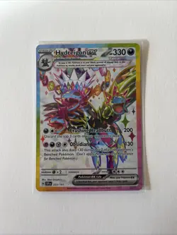 Pokemon TCG Surging Sparks Hydreigon EX 223/191 Full Art Ultra Rare Holo - Image 1