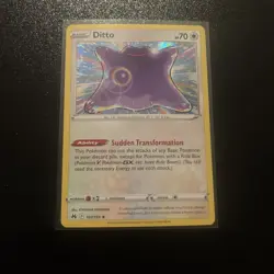 Pokemon TCG Ditto Crown Zenith 107/159 Holo Rare - Image 1