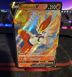 The Pokemon Company Cinderace V Ultra Rare Shining Fates 018/072 Foil EN - Image 1