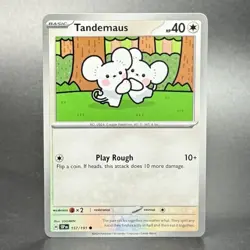 Pokemon Scarlet & Violet: Surging Sparks #157/191 Tandemaus - Image 1