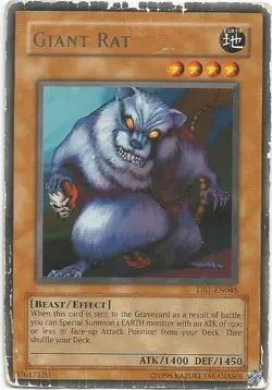 Giant Rat DB1-EN045 - Yugioh Yu Gi Oh! Rare - Image 1