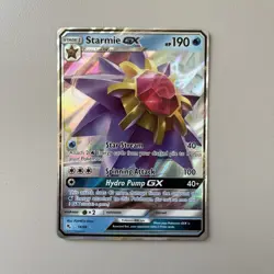 Pokemon TCG - Starmie GX 14/68 SM Hidden Fates Holo Ultra Rare Pokemon - Image 1