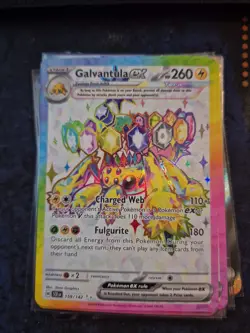 Galvantula ex 159/142 Sv07: Stellar Crown Holo Pokemon TCG Ultra Rare Card - Image 1