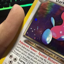 Pokemon - HOLO - NM Dark Porygon2 8/105 – 2002 Pokemon Neo Destiny Half Swirl - Image 3