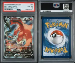 PSA 10 Charizard V Alternate Full Art 154/172 Pokemon Brilliant Stars Gem Mint - Image 3