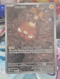 Pokemon TCG: Stunfisk (llustration Rare) - 202/191 - S&V Surging Sparks - NM - Image 3