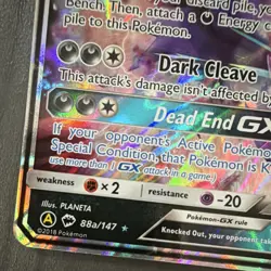 The Pokemon Company Darkrai GX 088A/147 Alternate Art Promo Holo English - Image 4