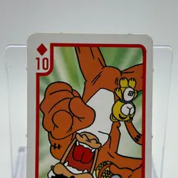 Etemon Digimon Adventure TV Magazine Trump Playing Card Diamonds 10 TCG Japan - Image 4