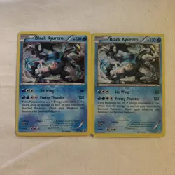 Black Kyurem XY160 - Black Star Promo XY Holo LP Pokemon TCG Pokemon 2 Copies - Image 1