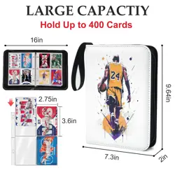 400 Pockets Basketball Card Binder for Basketball Trading Cards Collectors - Image 5