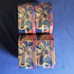Pokemon TCG Mega Charizard Ex X & Y Tins x4 🔥FACTORY PRISTINE 🚀 FREE SHIPPING - Image 2