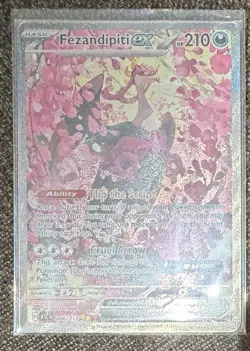 Pokemon TCG Fezandipiti Ex 288/217 Special Illustration Rare Ascended Heroes NM - Image 1