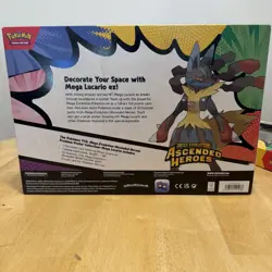 Pokemon TCG: Ascended Heroes Premium Poster Collection Mega Lucario Sealed - Image 2