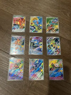 Pokemon First Illustrator Collection Full Set Lot of 9 - Image 1