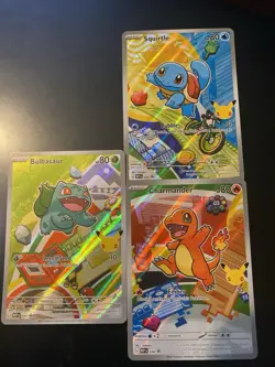 Pokemon First Partner Collection Kanto Starters Charmander Bulbasaur Squirtle NM - Image 4
