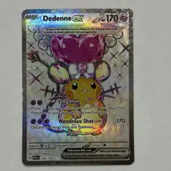 Pokemon Dedenne ex 239/193 Paldea Evolved Full Art Holo Ultra Rare 170HP - Image 1