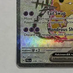 Pokemon Dedenne ex 239/193 Paldea Evolved Full Art Holo Ultra Rare 170HP - Image 5