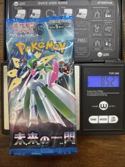 Heavy 8.52g Pokemon Sealed Future Flash Sv4m Japanese Booster Pack - Image 1