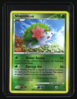 Pokemon SHAYMIN 14/127 (Reverse Holo Rare) Platinum - NM/Near Mint - Image 1