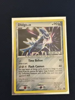 Pokemon Dialga Platinum Promo Reverse Holo 16/106 90 HP English - Image 1