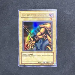 (UU) Yugioh! Right Arm of the Forbidden One LOB-EN122 Ultra Rare Unlimited NM - Image 1