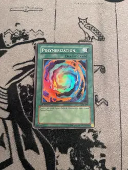Yu-Gi-Oh! Polymerization Lob 1st Edition MP Super Rare Legend Of Blue Eyes - Image 1