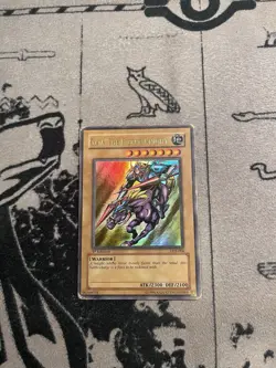 Gaia the Fierce Knight LOB-006 1st EdHP Yu-GI-OH! Ultra Rare Legend of Blue-Eyes - Image 1