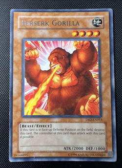 Berserk Gorilla DR2-EN013 Rare Unlimited Edition Yu-Gi-Oh! TCG HP - Image 1