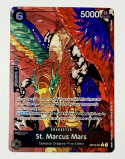 One Piece St. Marcus Mars - Alt Art OP13-091 Carrying On His Will - English Card - Image 1