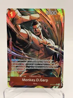 Monkey D. Garp Alt Art OP13-016 - One Piece English Rare Foil Card - Image 1