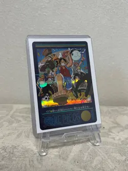 One Piece Visual Adventure Carddass #137 Lufy Nami Zoro Bandai Japan 2001 - Image 2