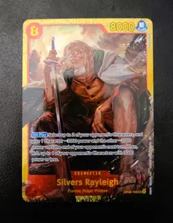 Namco One Piece Silvers Rayleigh OP08-118 Two Legends Secret Rare Foil 8/8000 - Image 1