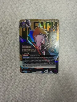 Union Arena Bleach Ichigo Kurosaki SR 3 Star Signed UE01BT/BLC-1-041 English - Image 1