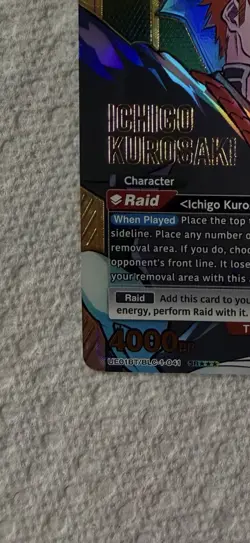 Union Arena Bleach Ichigo Kurosaki SR 3 Star Signed UE01BT/BLC-1-041 English - Image 5