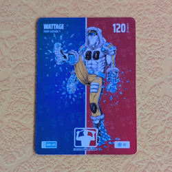 Wattage First Edition LDGO-485 Bo Jackson Battle Arena Collectible Card Ice 2023 - Image 1