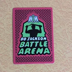 Wattage First Edition LDGO-485 Bo Jackson Battle Arena Collectible Card Ice 2023 - Image 2