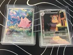 Pokemon Clefairy & Raticate IR Perfect Order 2026 2 Card Lot - Image 1